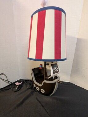 Circo Pirate Ship Lamp with Skull and Crossbones Kids Children's Bedroom Light
